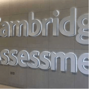 Cambridge Assessment HQ sign