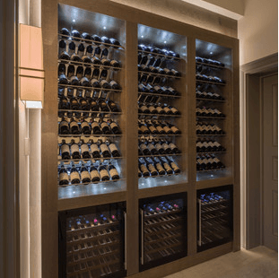 Chelsea Townhouse Development wine cellar